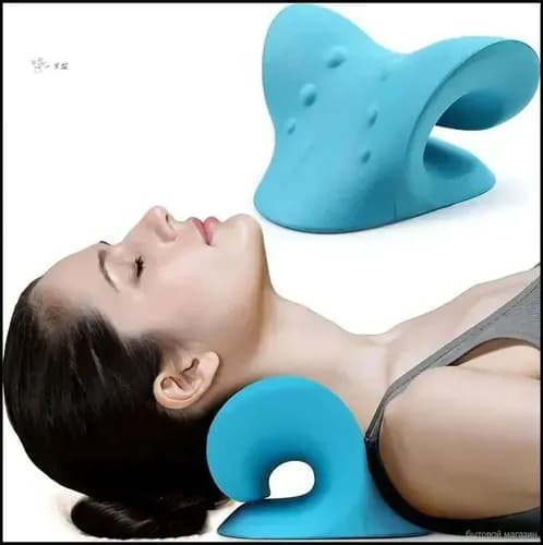 Растяжитель для шеи и плеч, растяжка шейного отдела позвоночника, подушка вытяжения11
