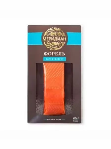 Форель слабосоленая Меридиан филе 200 г