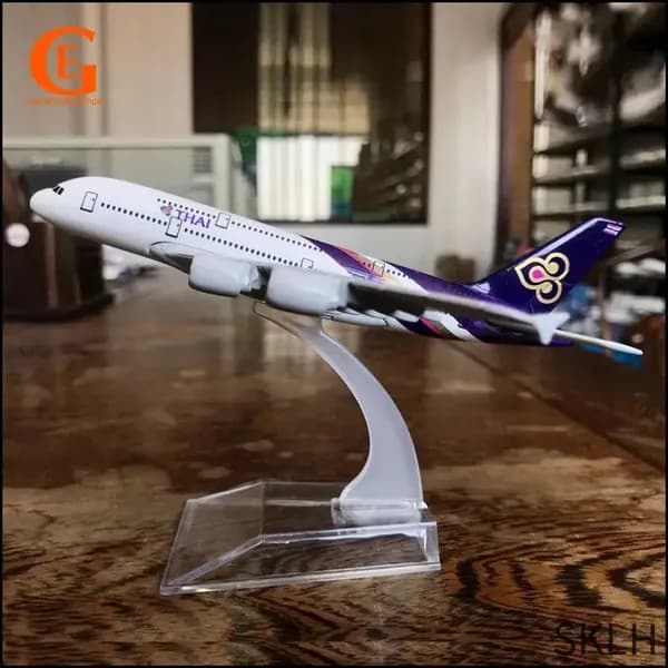 Металлическая Модель Самолета Аэробус A380, Авиакомпании Таиланда A380