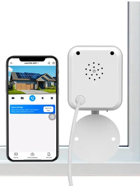 камера видеонаблюдения wifi уличная 2K,Можно наносить на оконное стекло