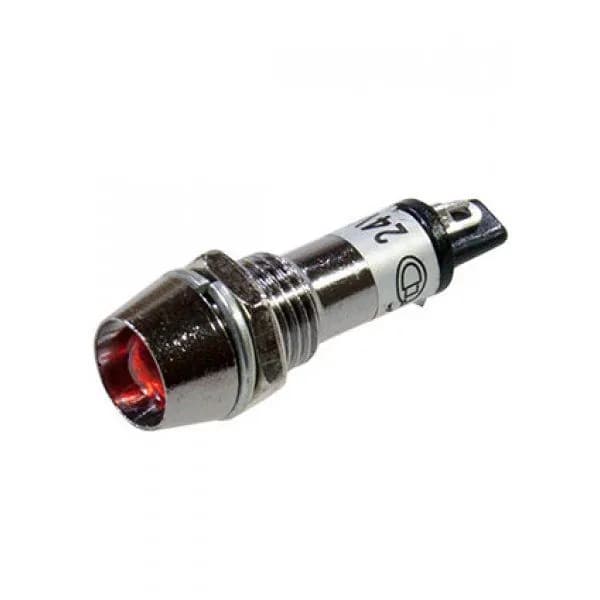 XD10-1M-R-24VDC, Светодиод с держателем красный 10мм 24VDC Daier