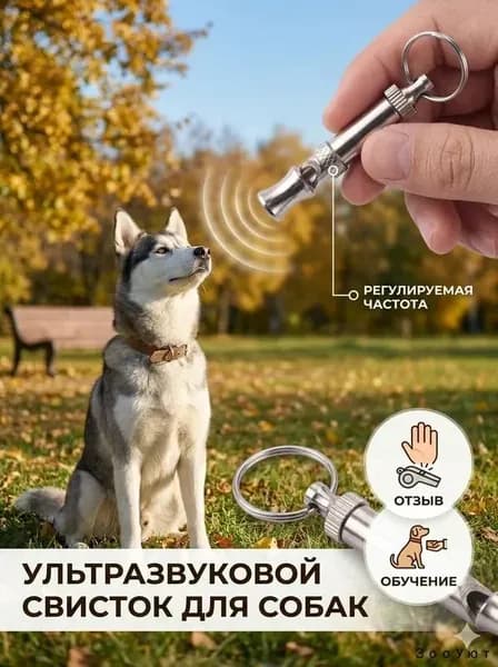Ультразвуковой свисток для дрессировки собак