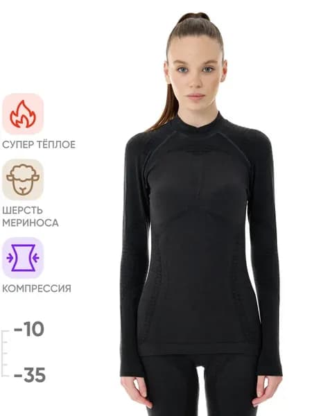 Термобельё верх женское Ergowool Iron Black