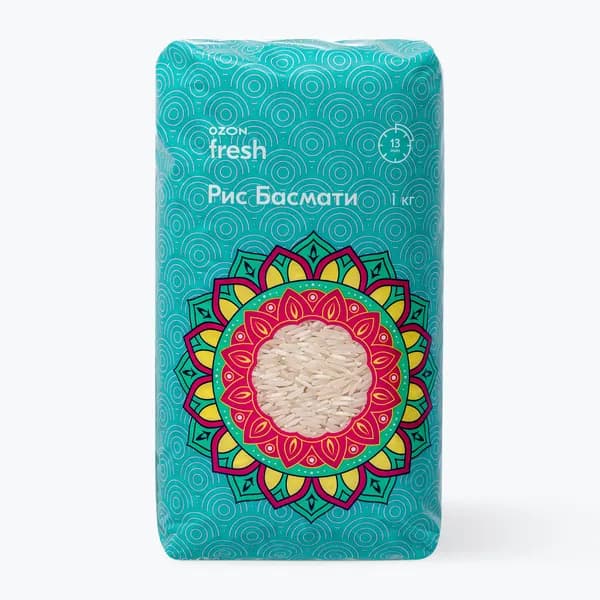 Рис Басмати Ozon fresh, 1000 г