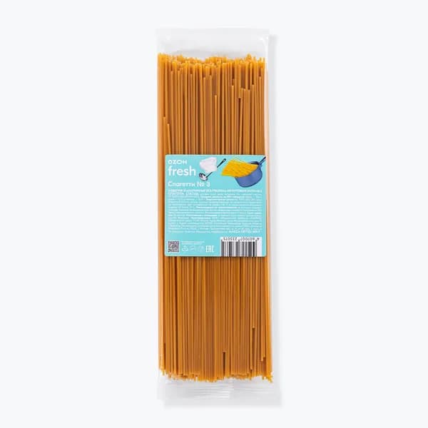 Макароны Ozon fresh Spaghetti Спагетти №3 из нутовой муки без глютена, 300 г