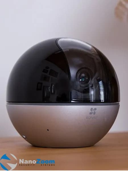 Ezviz CS-E6 5Мп 4 мм - камера видеонаблюдения WiFi для дома поворотная, умная домашняя цифровая IP видеокамера с ИК подсветкой, 2880x1620 3K