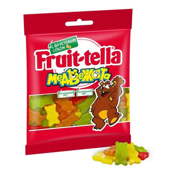 Мармелад Fruittella Медвежата жевательный 70 г