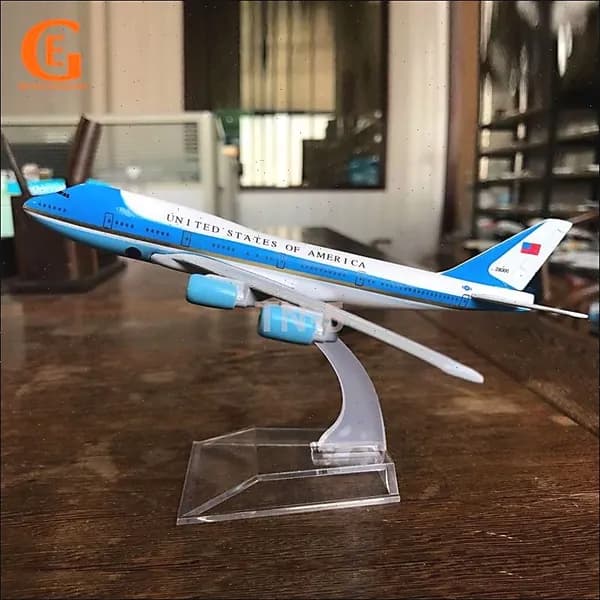 Металлическая Модель Самолета Боинг 747, Американские Авиалинии