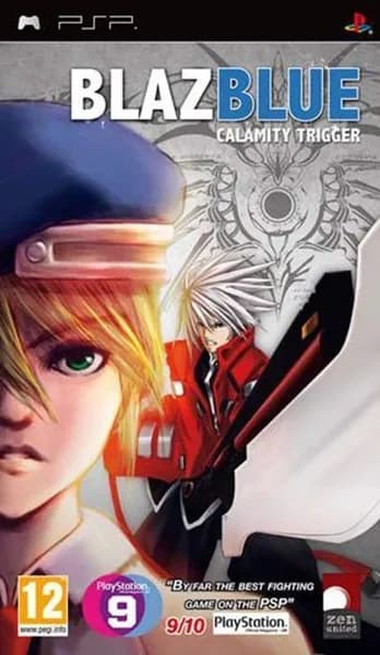 Игра Blazblue Calamity Trigger PSP Диск на PS Portable