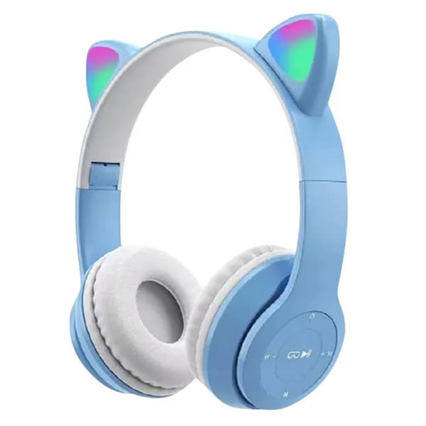 Светящиеся котонообразные Bluetooth-наушники P47M с поддержкой стереозвука