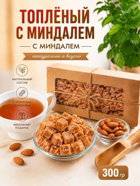 Сахар Коричневый Кусковой 300г. 3шт.