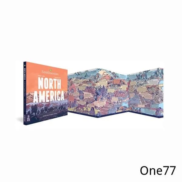 North America: A Fold-Out Graphic History Sarah Albee, William Exley Комикс и графический роман на английском языке