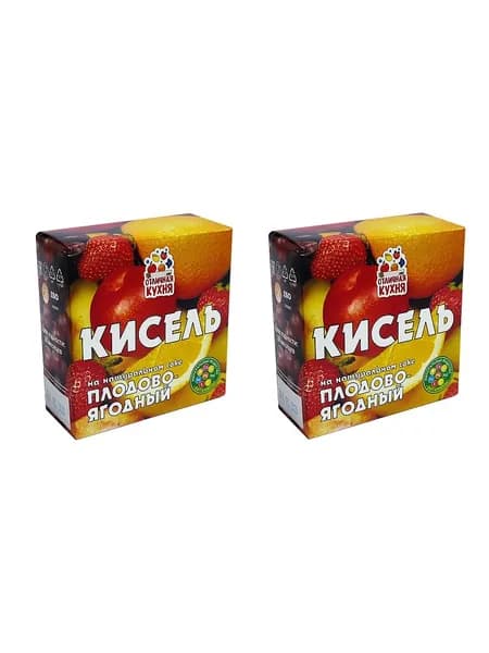 Отличная Кухня Кисель, плодово-ягодный, 200 гр, 2 уп