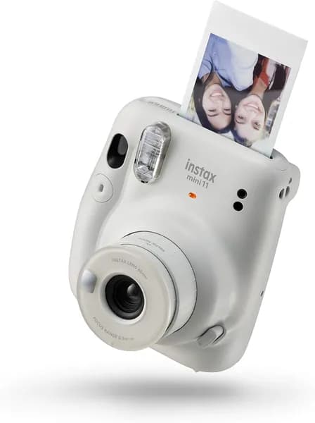 Белая мгновенная камера Fujifilm Instax Mini 11