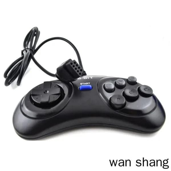 Геймпад для Sega Hamy Titan Retro Genesis 16 Bit черный