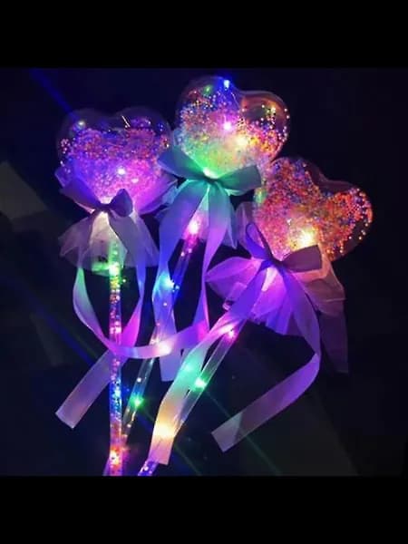 Светящаяся волшебная палочка, шар Бобо Звездное небо, LED игрушка для девочек