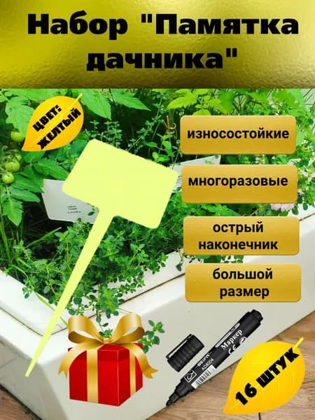 Набор "Памятка дачника 16 шт", цвет северное сияние