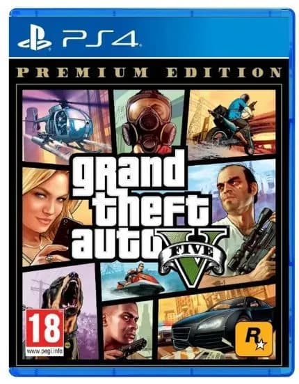 Игра Grand Theft Auto 5 Premium Edition (PlayStation 4, PlayStation 5, Русские субтитры)