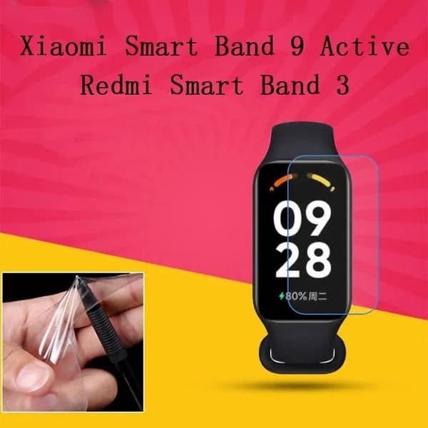 Защитная пленка для экрана Xiaomi Smart Band 9 Active / Redmi Smart Band 3