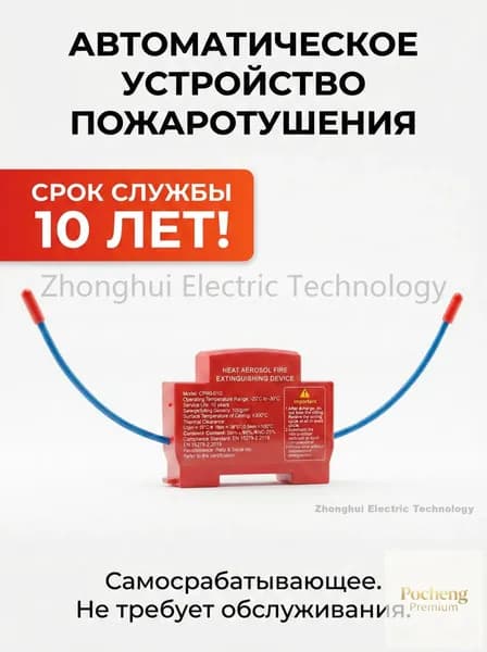 Огнетушитель аэрозольный самосрабатывающий для электрощита на DINрейку ORRO, качественный, для дома и шкафа, от 1 до 100 штук