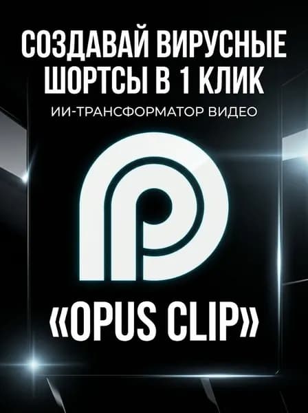 Подписка OpusClip Pro 1 месяц