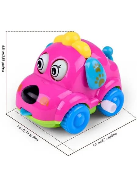 Мультяшное животное, заводная автомобильная игрушка