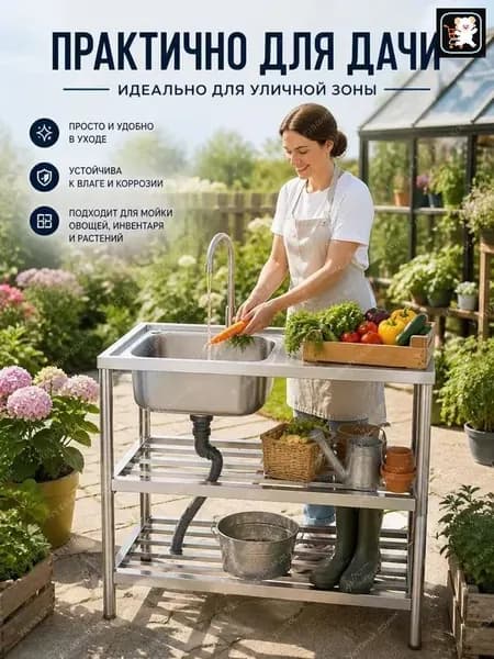 Садовая кухня,100х45х80см