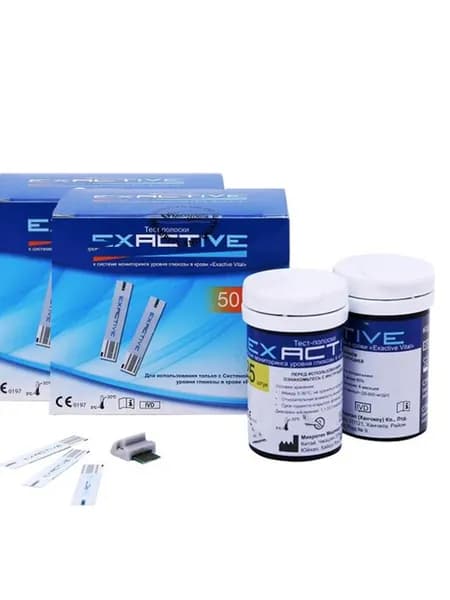 Тест-полоски Exactive Vital №50 - 2 упаковки
