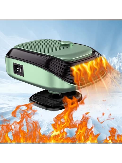 12V портативный обогреватель для авто 150W, вентилятор охлаж