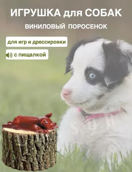 Игрушка для собак с пищалкой