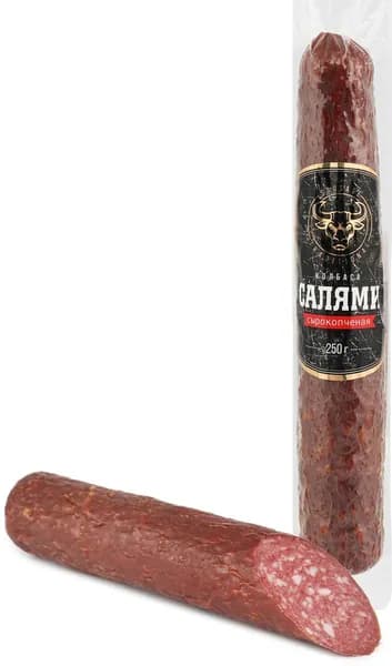 Колбаса сырокопченая SAUSAGE TRADITIONAL Салями, 250г3шт