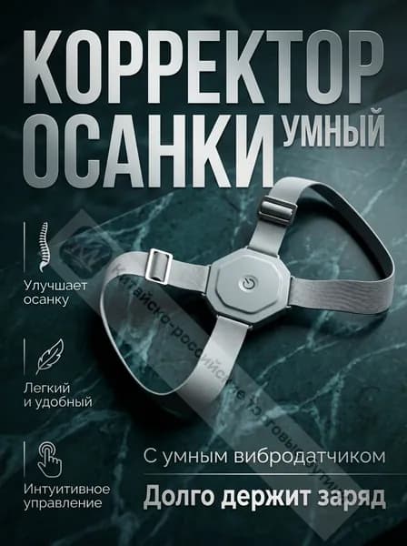 Мини-тренажер корректор осанки с датчиком