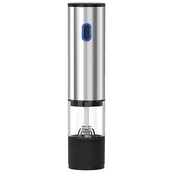 Электрическая мельница для специй, автоматическая, с керамическим жерновом, 5 уровней помола, Type-C зарядка, дл