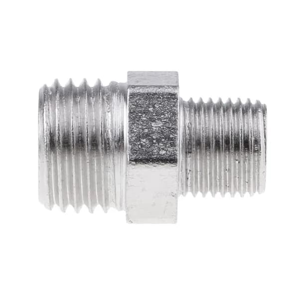 Переходник для шланга аэрографа, наружная резьба 1/8" BSP на 1/4" BSP, латунь