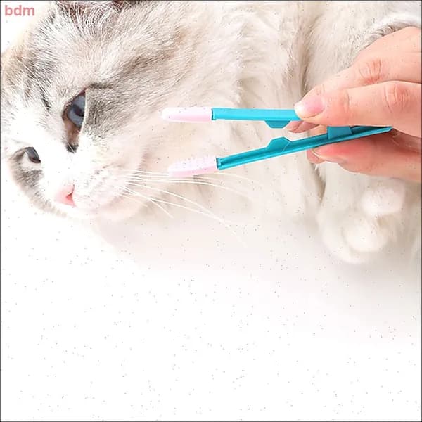 Пинцет для чистки ушей кошек и собак, с мягким наконечником