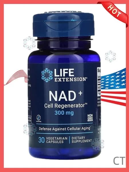 Life Extension, NAD+ Cell Regenerator, 100 мг, 30 вегетарианских капсул