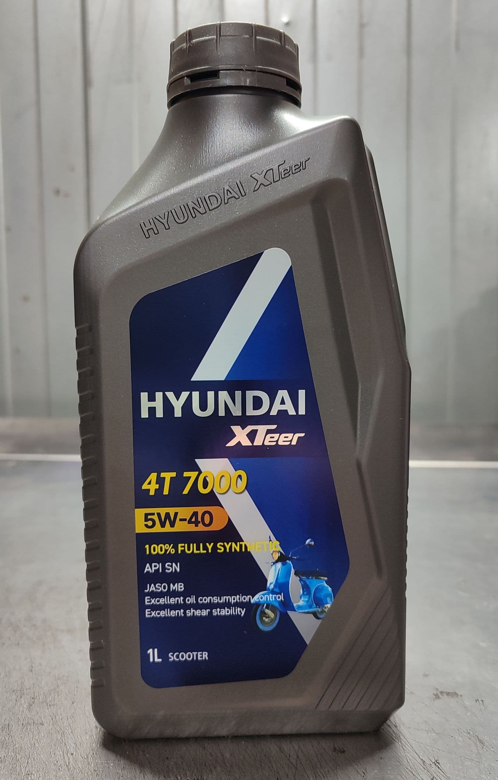Hyundai XTeer 4T 7000 5W-40 Масло моторное, Синтетическое, 1 л