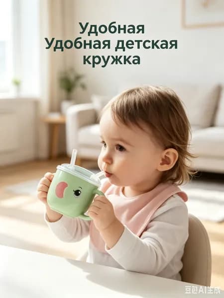 Детская соломенная чашка 1