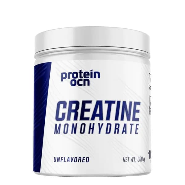 Protein Ocean Премиальный Креатин, Быстрорастворимый, Поддержка Силы и Выносливости для Спортсменов, Без Вкуса, 300 г