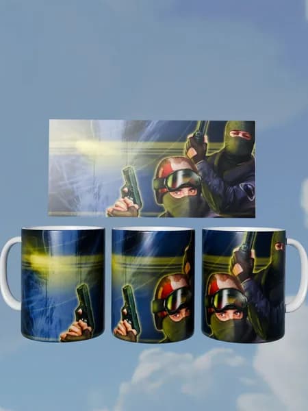 Кружка "cs 1.6 cs 16 cs 1 6 counter strike 1.6 csgo cs2"