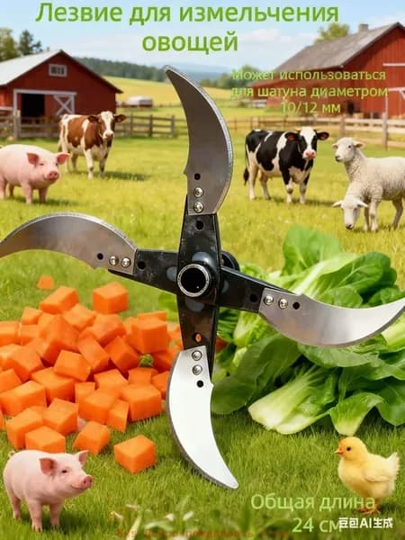 Эксклюзивный измельчитель для яблок и кормов, выполненный из