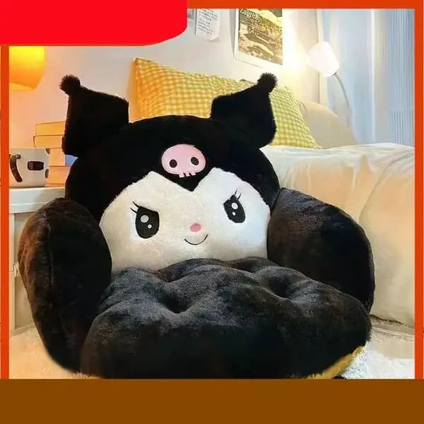 Прямой диван 50х50х60 см,черный матовый