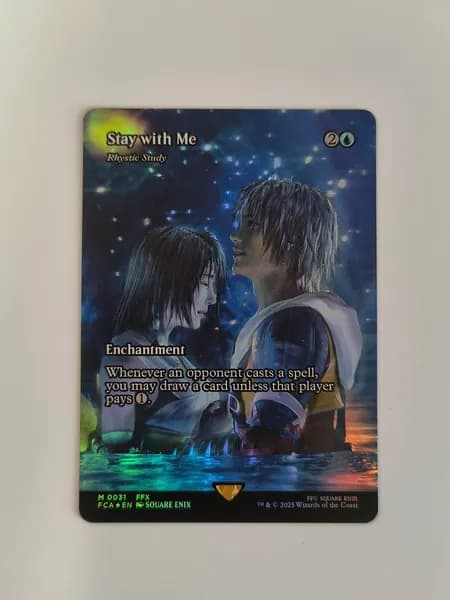 Портативные карты MTG Высококачественная фольга карт Final Fantasy Оставайся со мной 31