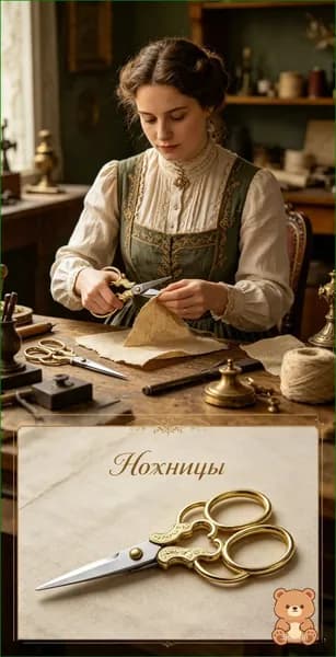 НожницыРаскройные 13 см, 1 шт.