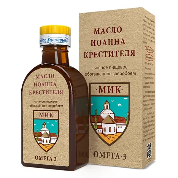 Эликсир "Иоанна Крестителя" на льняном масле 200мл. Компас Здоровья