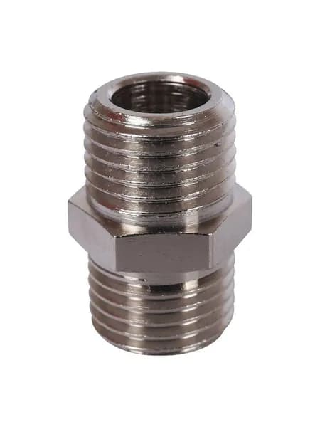 Ниппель STOUT 1/4"НН, никель, SFT-0004-001414