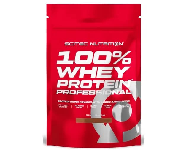Протеин сывороточный Scitec Nutrition 100% Whey Protein Professional 500 гр. фундук-шоколад