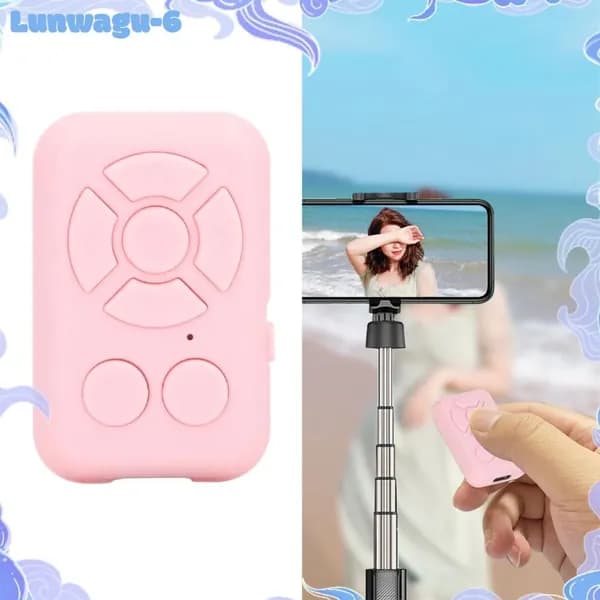 Bluetooth-кнопка для фото, розовый