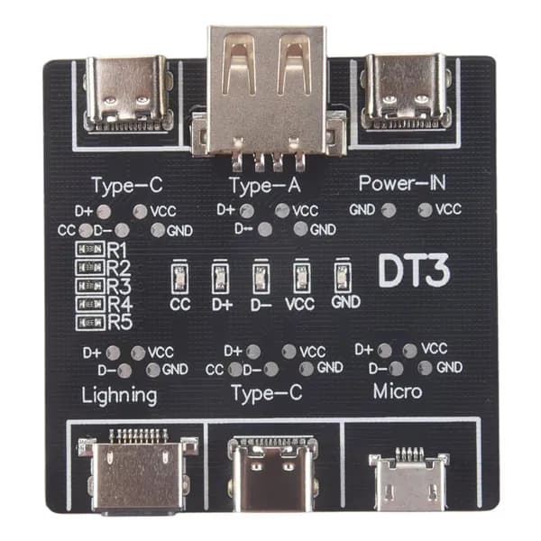 Плата обнаружения короткого замыкания линии передачи данных USB для IOS Micro-USB Type-C