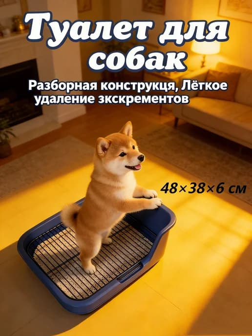 Лоток для собак под пеленку